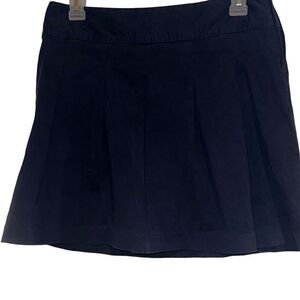 The Children's Place Tidal Side Zip Twill Pleated Skirt Uniform Girls' Size 12